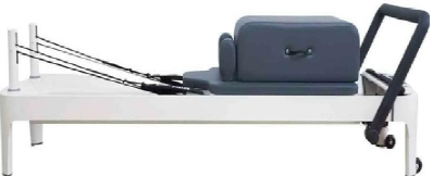 Full-Track White Mattress Bed